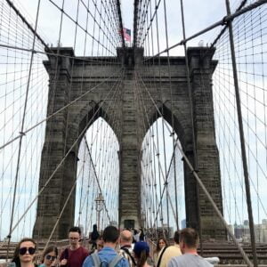 Andrea Abroad Brooklyn Bridge