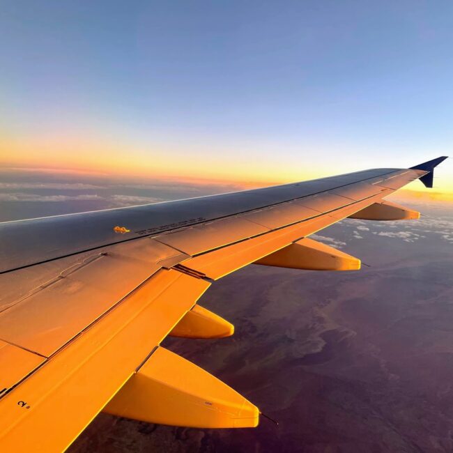 Andrea Abroad Airplane