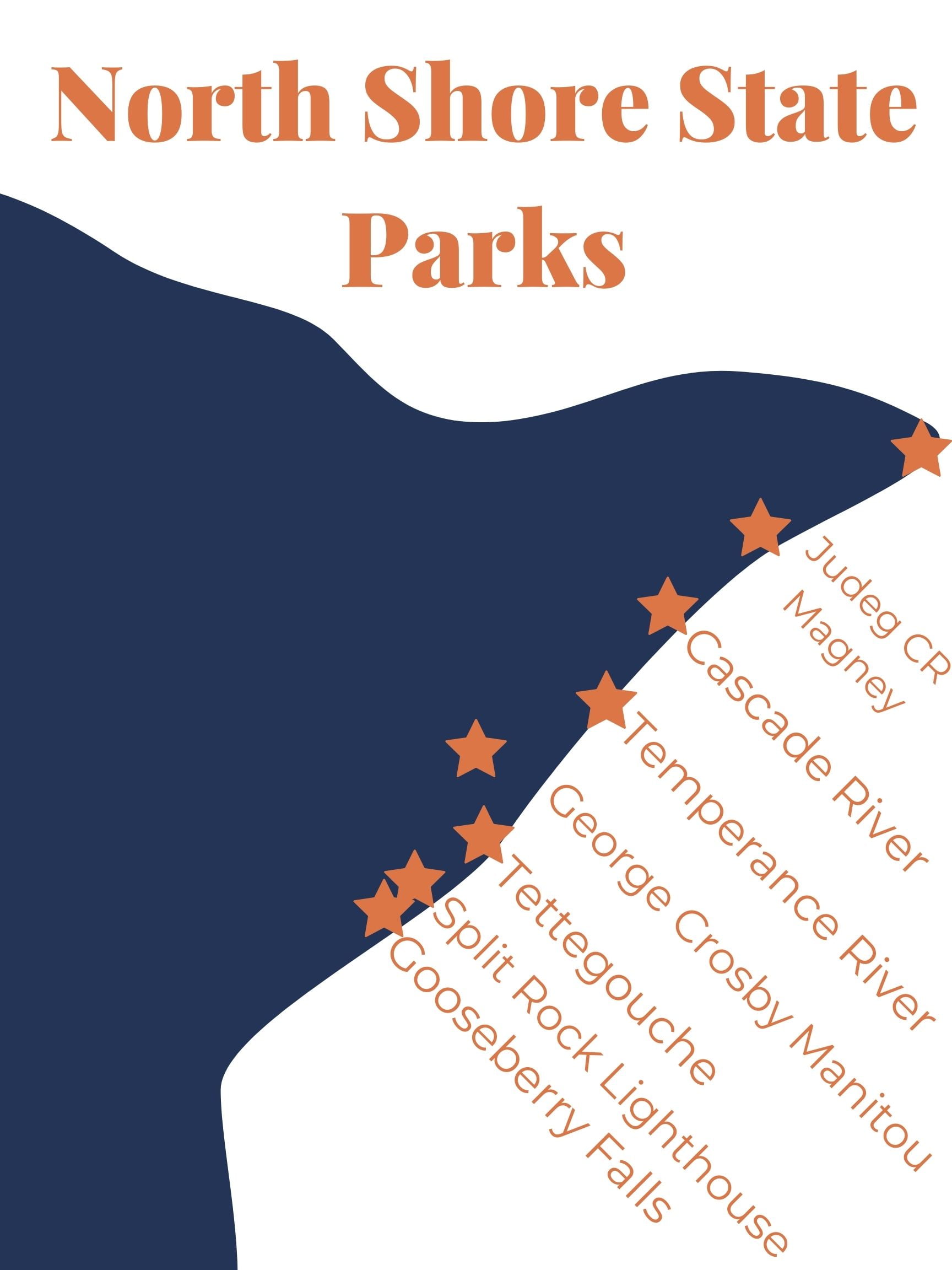 north shore state park map