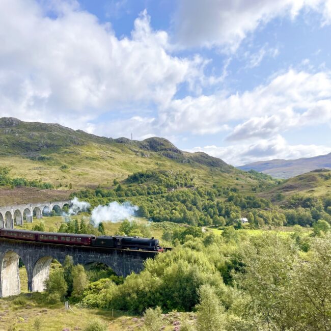 Glenfinnan Viaduct View Point Hogwarts Express