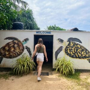 Andrea at Koggala Hatchery (andreabroad.com)