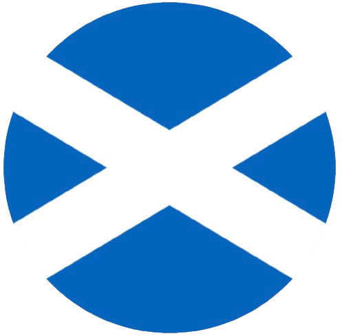Scotland Flag Circular