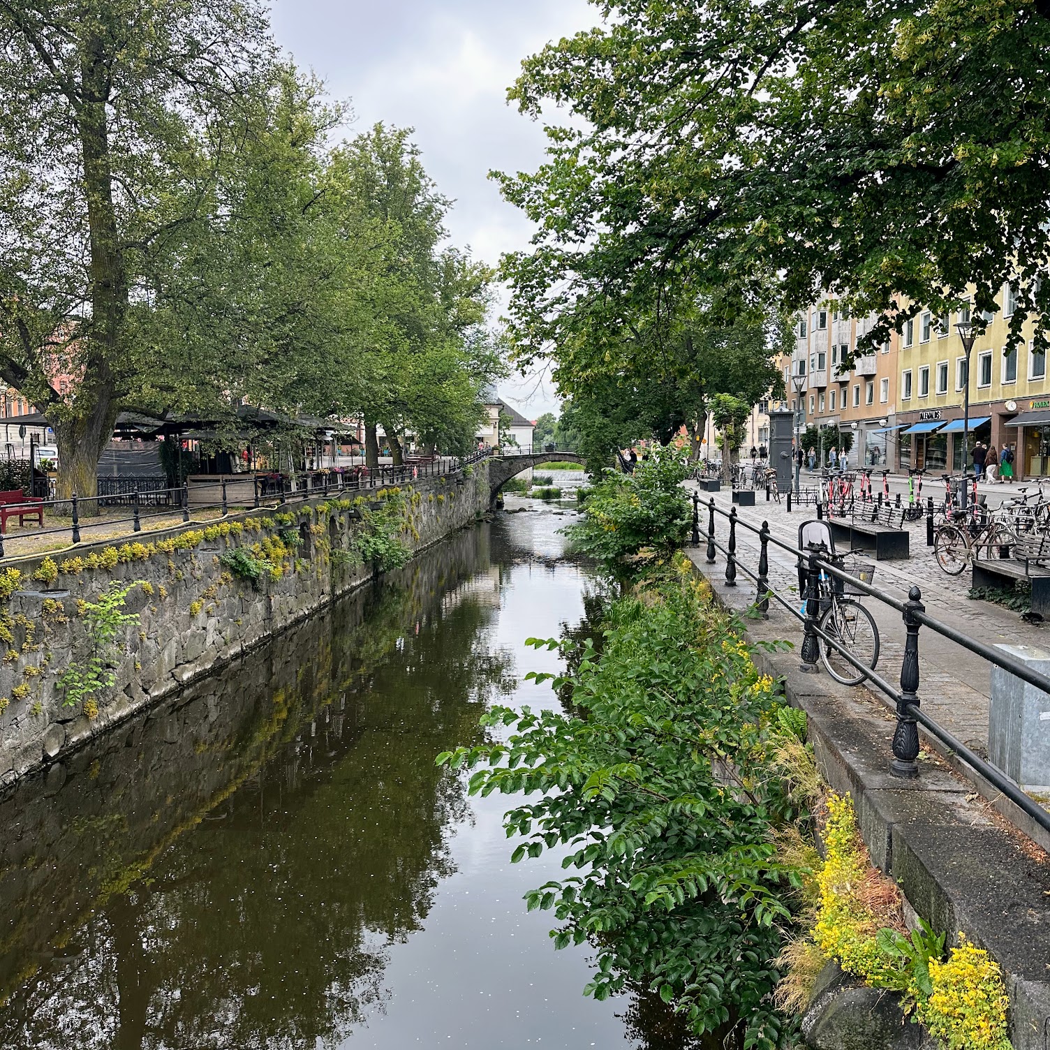 river in central uppsala