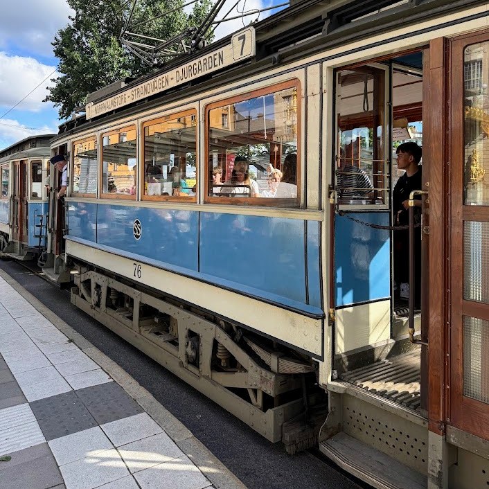 Trolly stockholm public transit