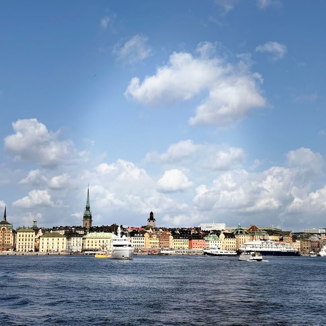 Stockholm view from the ferry