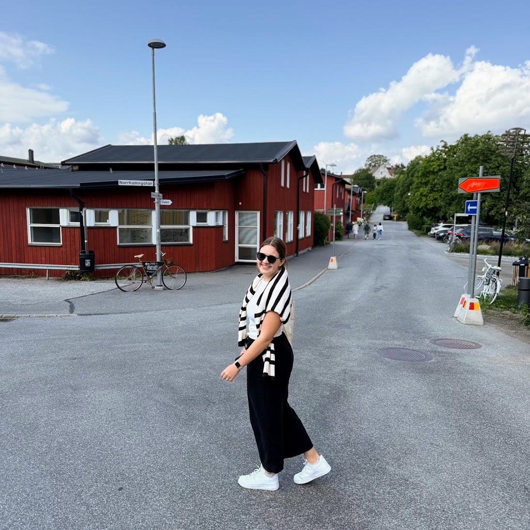 walking around on Vaxholm island