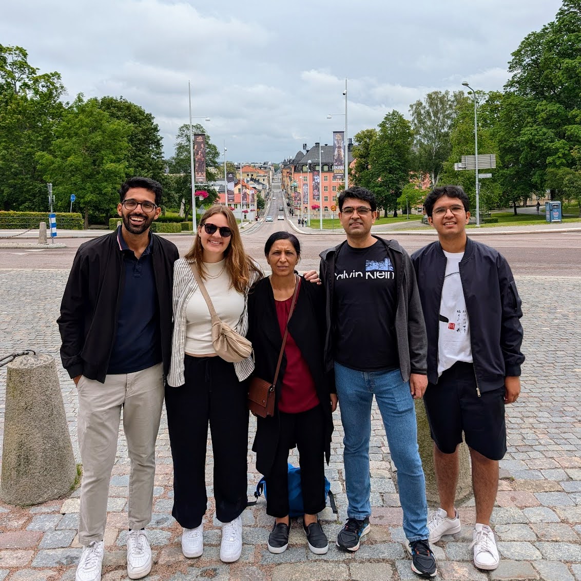 view from the street in Uppsala view from the street in Uppsala