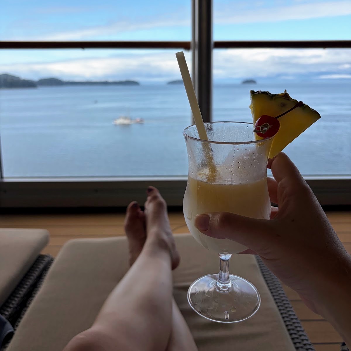 Solarium Alaskan Cruise drinks